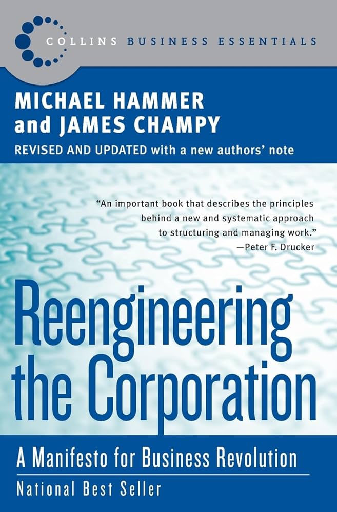 Reengineering the Corporation book cover, Buy online at TheBookX, India's trusted bookstore