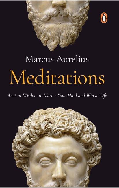 Meditations by Marcus Aurelius book cover